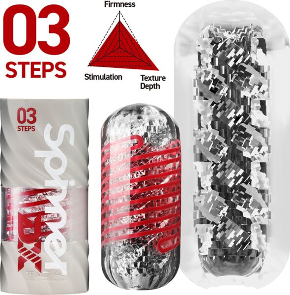 Masturbateur Tenga Spinner DX 03 Steps