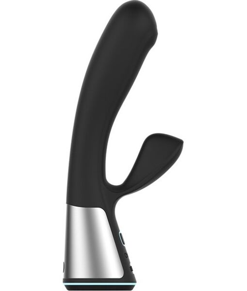 Vibromasseur à double stimulation Kiiroo Fuse Black, noir