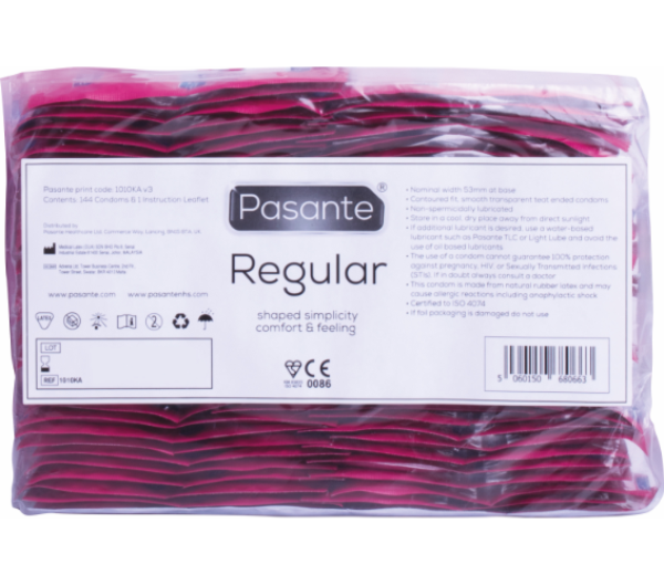 Boîte de 144 préservatifs Pasante Regular