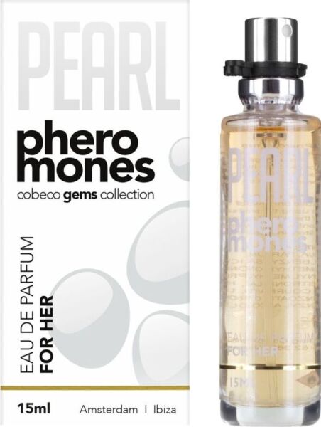 Flacon de 15 ml de l'eau de parfum Cobeco Pearl Pheromones
