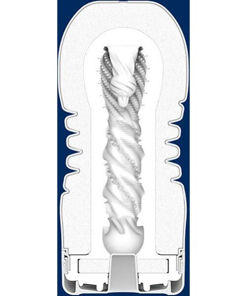 Masturbateur TENGA Rolling Head Cup avec coque en spirale