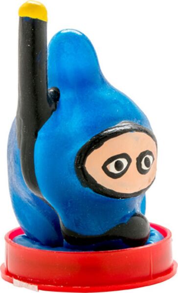 Préservatif fantaisie Condomerie Diver, peint à la main
