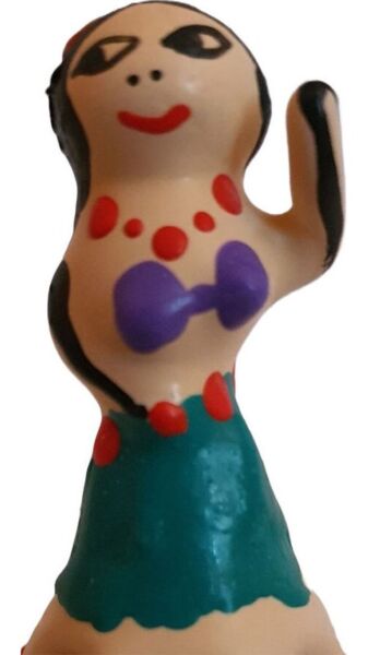 Préservatif fantaisie Fille Hula de Condomerie, en latex peint à la main