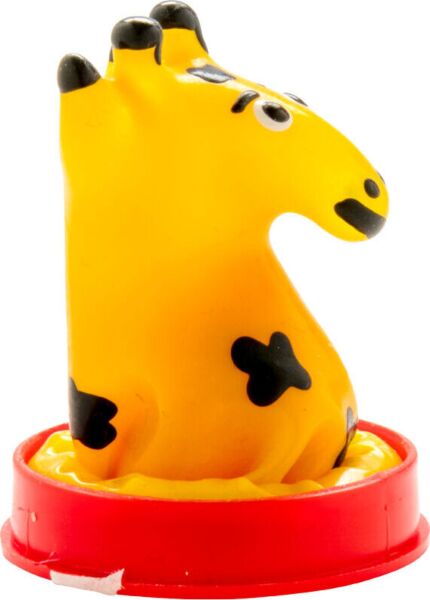 Préservatif décoratif girafe CONDOMERIE peint à la main