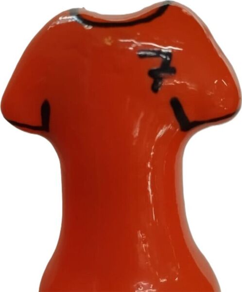 Préservatif fantaisie Condomerie Orange Shirt, peint à la main