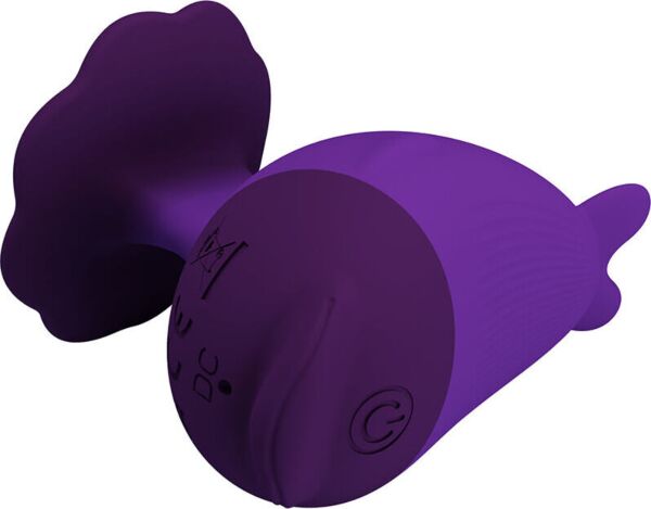Mini vibromasseur Pretty Love Dolphin en silicone violette