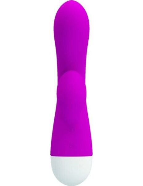 Vibromasseur rabbit Pretty Love BW-241025 en silicone, avec tige pour le point G et bras pour le clitoris