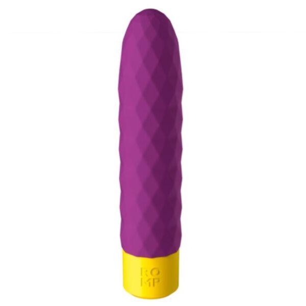 Mini-vibromasseur ROMP Beat de couleur lilas clair
