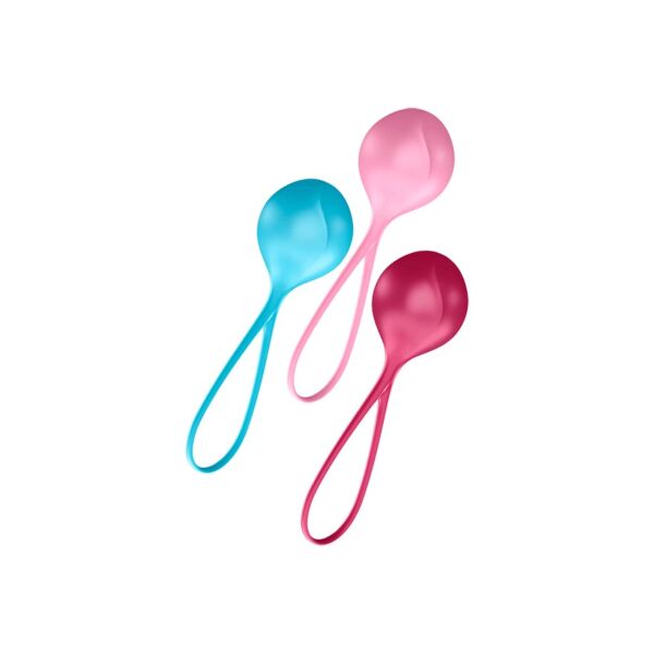 Set de boules de Kegel Satisfyer Loveballs Training Set 3 en silicone