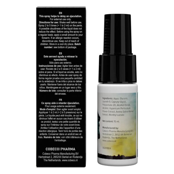 Spray retardant Cobeco Black Stone de 15 ml