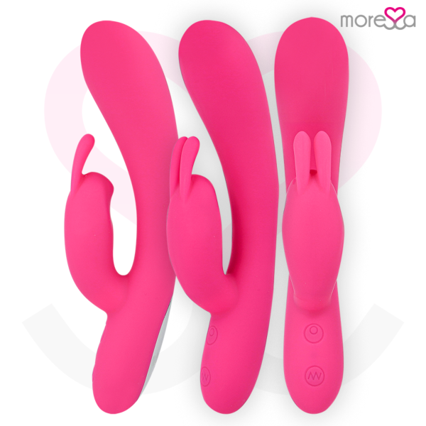 Vibromasseur rabbit Moressa Telmo, avec son bras pour le clitoris