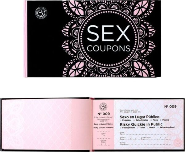 Coupons coquins Secret Play Sex Coupons avec 50 coupons