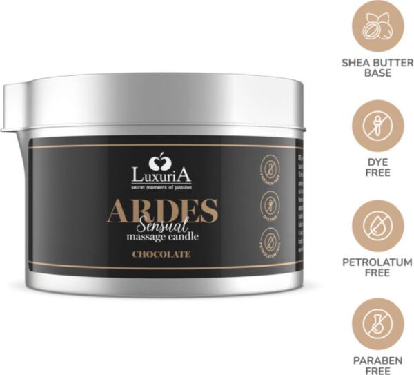 Bougie de massage Intimateline Luxuria Ardes Chocolat