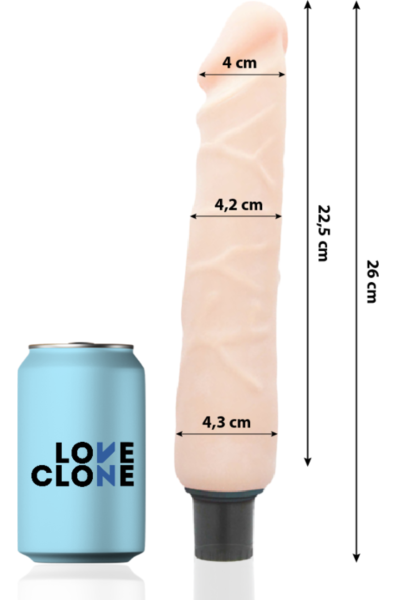 Vibromasseur réaliste Loveclone Jansen de 26 cm