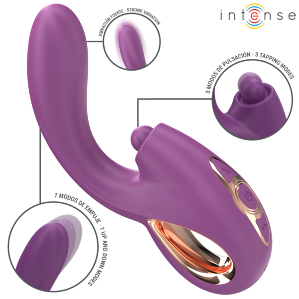 Vibromasseur point G Intense Lali avec va-et-vient et vibration