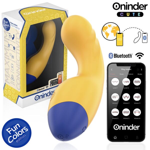 Vibromasseur ONINDER CUTE Love Buddy, en Rose et en Jaune