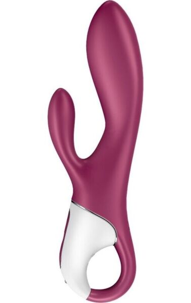 Vibromasseur rabbit Satisfyer Heated Affair, couleur rouge pourpre