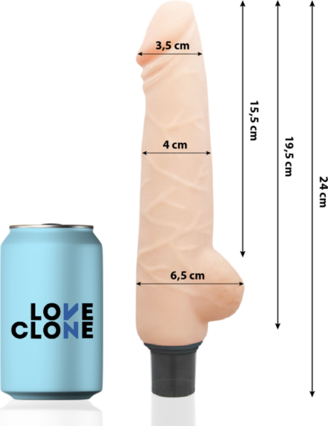 Vibromasseur réaliste Loveclone Harald