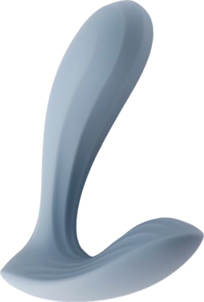 Vibromasseur SVAKOM Erica coloris Dusty Blue, en forme de L