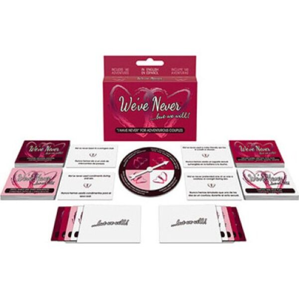 Jeu de cartes pour couples Kheper Games We've Never, avec sa boîte