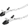 Collier Bondage Darkness avec pinces à tétons ajustables