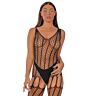 Bodystocking Lace avec dos en dentelle