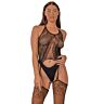 Bodystocking Lace by LJ avec design Halter Neck