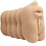 Vagina sans vibration BAILE Temptation Passion Lady avec 3 tunnels