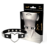 Collier BDSM Coquette Accessories avec cœur en cuir végan