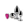 Pack de 3 Plugs Anaux S Pleasures Metal LIA