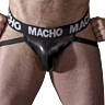 Jockstrap MACHO MX25NC en simili cuir élastique