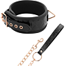 Collier BDSM BEGME BLACK EDITION en cuir vegan