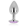 Plug anal OHMAMA avec cristal violet 8 cm