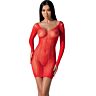 Bodystocking PASSION BS101 Rouge Taille Unique