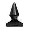 Plug anal ALL BLACK 20,5 cm - Forme conique pour l'insertion