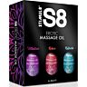 Coffret huiles de massage STIMUL8 S8 3x50ml