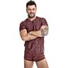 T-shirt ANAIS MEN Tribal S en microfibre douce