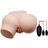 Vagina et anus réalistes CRAZY BULL avec vibration