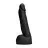 Dildo ALL BLACK 20 CM - Structure réaliste pour des jeux intenses
