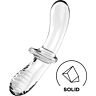 Dildo Satisfyer Double Crystal avec double texture