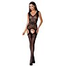 Bodystocking PASSION WOMAN BS062 avec ouverture à l'entrejambe