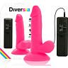 Dildo Diversia 17 cm avec vibration flexible