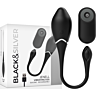 Vibromasseur télécommandé compact BLACK&SILVER Jenell