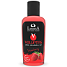Gel de massage comestible Intimateline Luxuria effet chaleur fraise