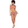 Lingerie Lipstick Jungle Sosten/Falda Leo 4XL