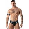 Slip jock LOCKER GEAR en maille noir XL