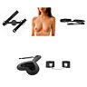 Coffret BDSM intermédiaire avec bâillon, pinces, collier, paddle et bracelets