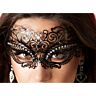 Masque Chilirose CR 3706 en laiton avec cristaux