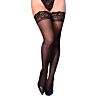 Bas Chilirose CR 4884 en dentelle noire adaptée S/L
