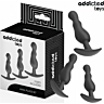 Set de 3 plugs anaux Addicted Toys | Adaptation graduelle
